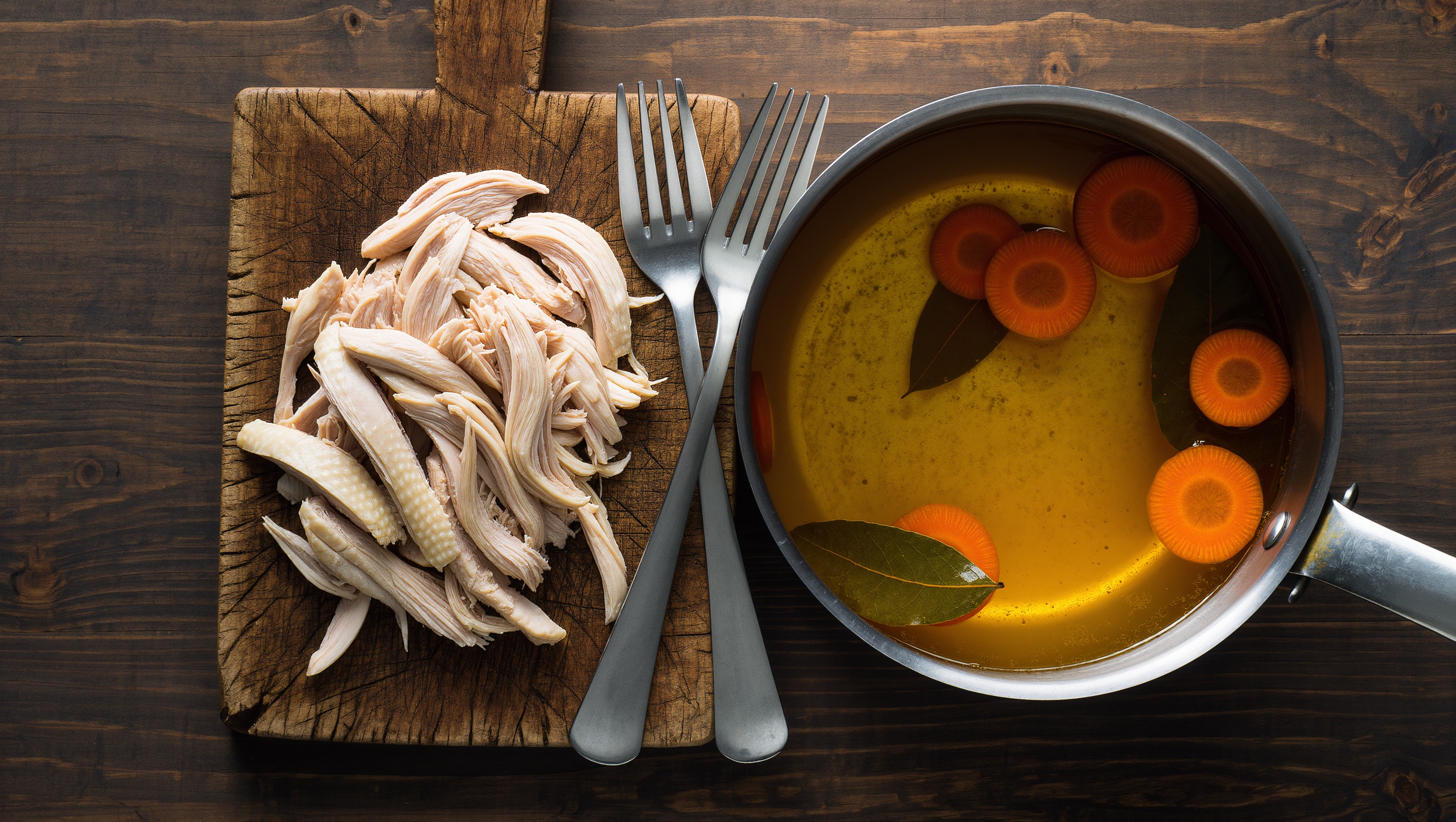 How to brown chicken properly for a pie